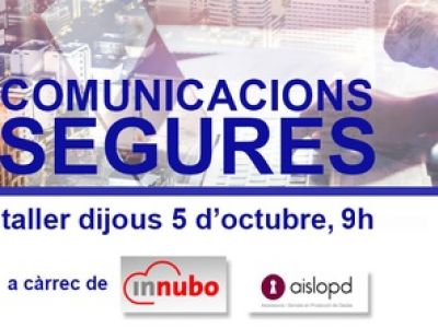 TALLER sobre COMUNICACIONS SEGURES