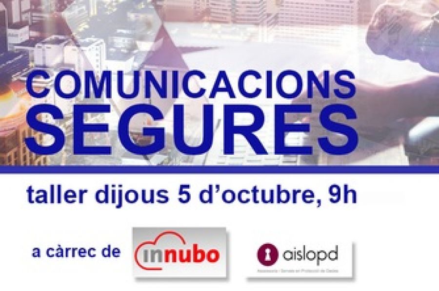 TALLER sobre COMUNICACIONS SEGURES