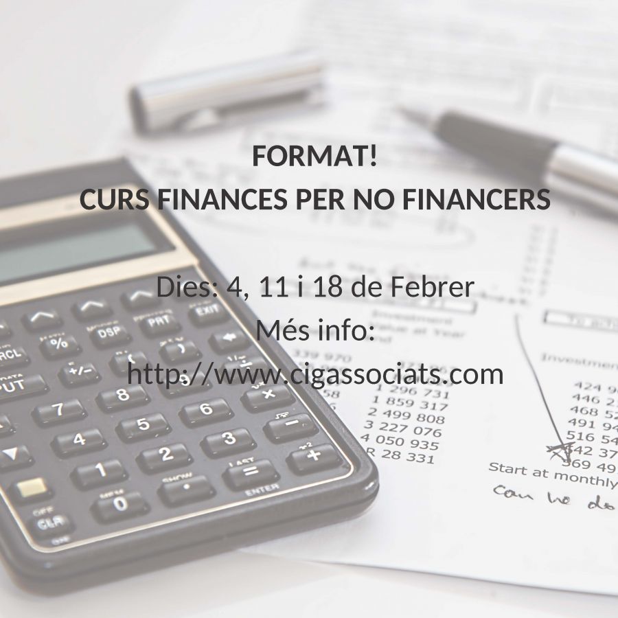 FORMACIÓ en Finances per no financers